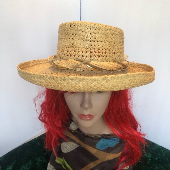 Vintage Straw Hat Kentucky Derby Women’s Hat by Sonni - Picture 6 of 10